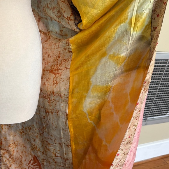 Silk Sacred Threads Robe Vintage - Picture 6 of 10